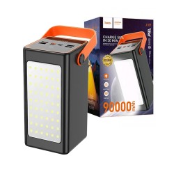 Hoco Power Bank J107 Super 4x USB+Type-C PD 22.5W 90000mAh Black Hoco Power Bank J107 Super 4x USB+Type-C PD 22.5W 90000mAh Black